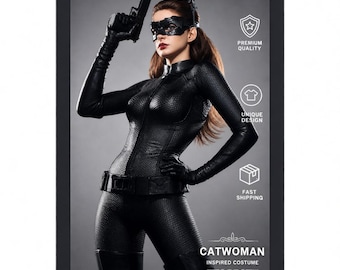 Black Cat Burglar Bodysuit Costume