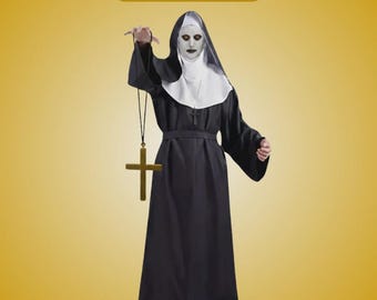 Conjuring Nun-kostuum, horror-cosplaykostuum