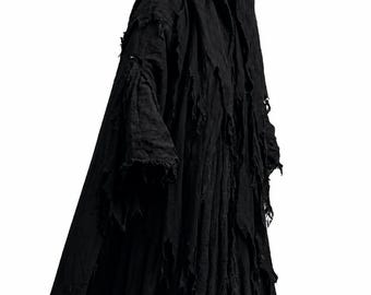 Nazgûl-mantel Ringwraith-gewaden, Black Rider Gowns Ring Wraith-kostuum, Halloween-outfit