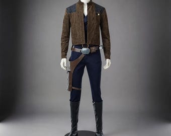 Op Mandalorian geïnspireerd kostuum heren, Star Wars-cosplayoutfit, ruimtecowboyjackset