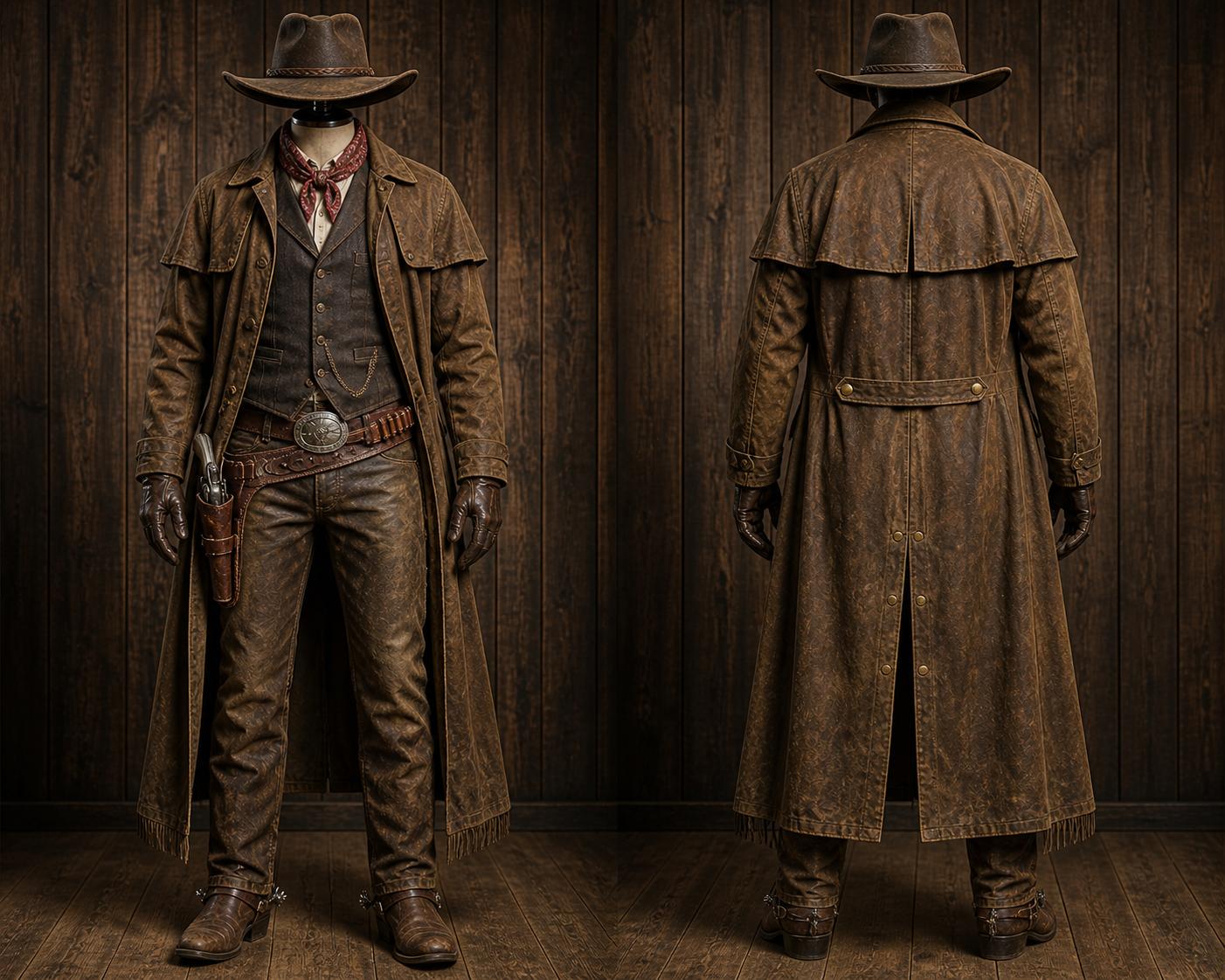 Cowboy Trench Coat - Etsy Denmark
