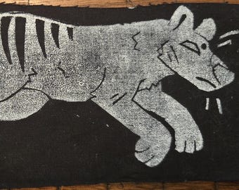 Patch di tilacino/tigre della Tasmania, patch di specie estinte