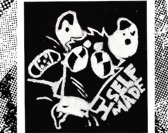 Self-Made Opossum Patch, Transgender LGBTQ+ Pride Patch