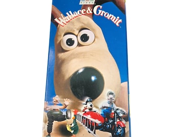 Wallace & Gromit VHS Trilogy BBC Clamshell Set Aardman Animation