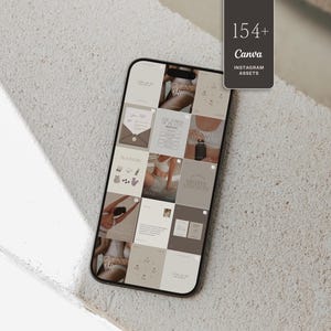 Pilates Instagram Template Canva Social Media Kit Instructor Marketing Bundle Fitness Story Post Wellness Branding Studio Content Design