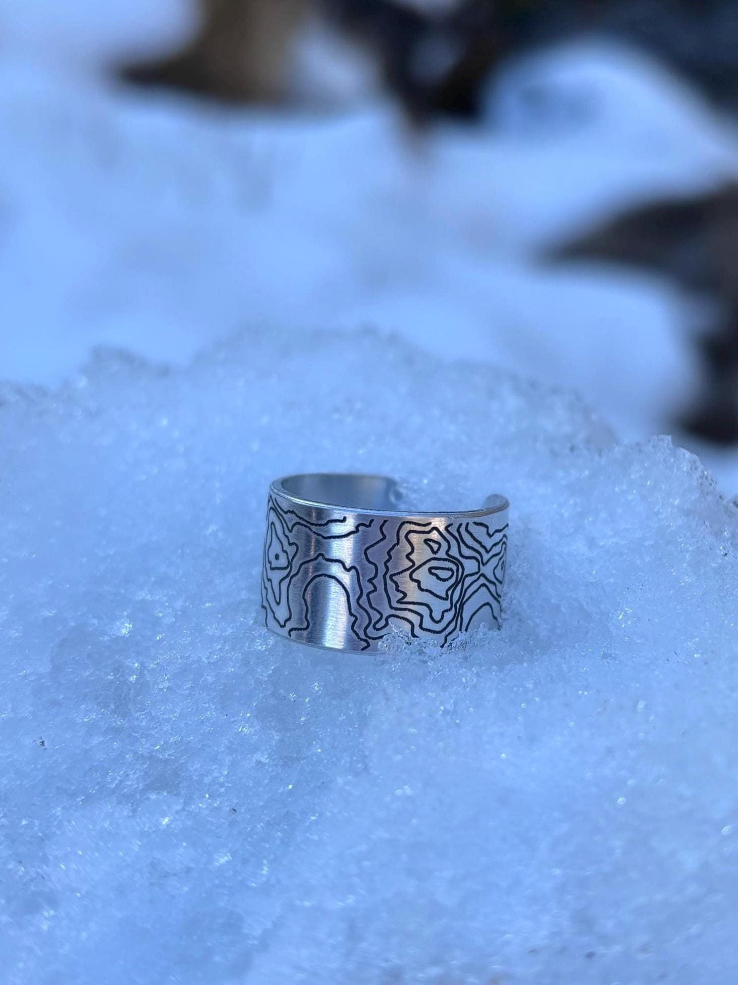 Teton Topography Ring - Etsy