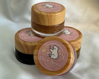 Organic Exfoliating Lip Scrub | Natural Moisturizing Lip Care, Vegan Soft Lips Treatment