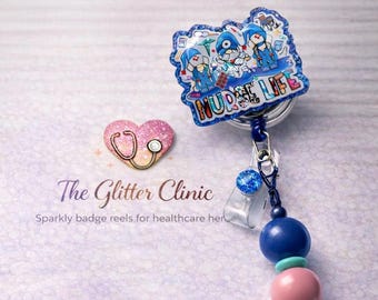 Funny nurse badge reel | Nurse gift badge reel | RN badge reel | Healthcare worker gift