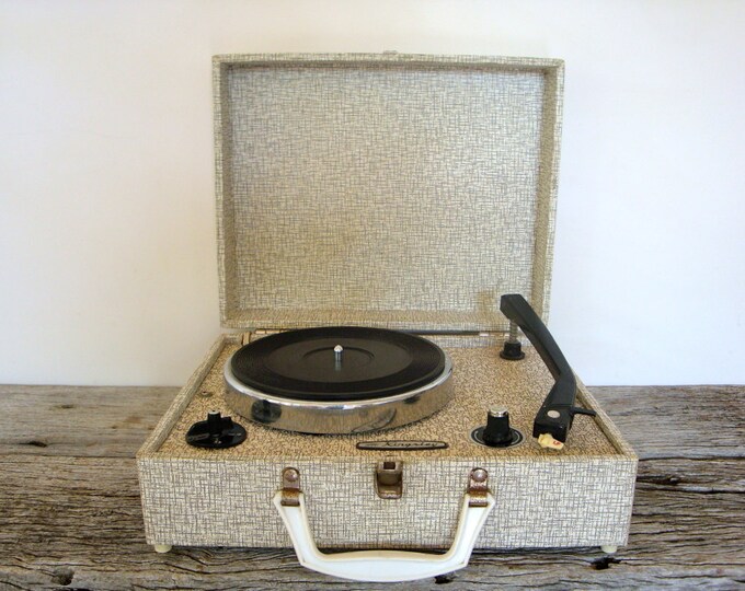 Vintage Kingsley Portable Electric Record Player Etsy