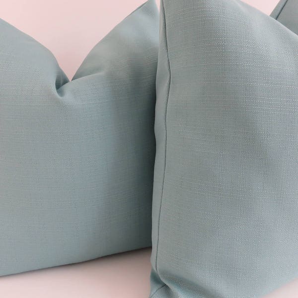 Aqua Pillow Covers Etsy