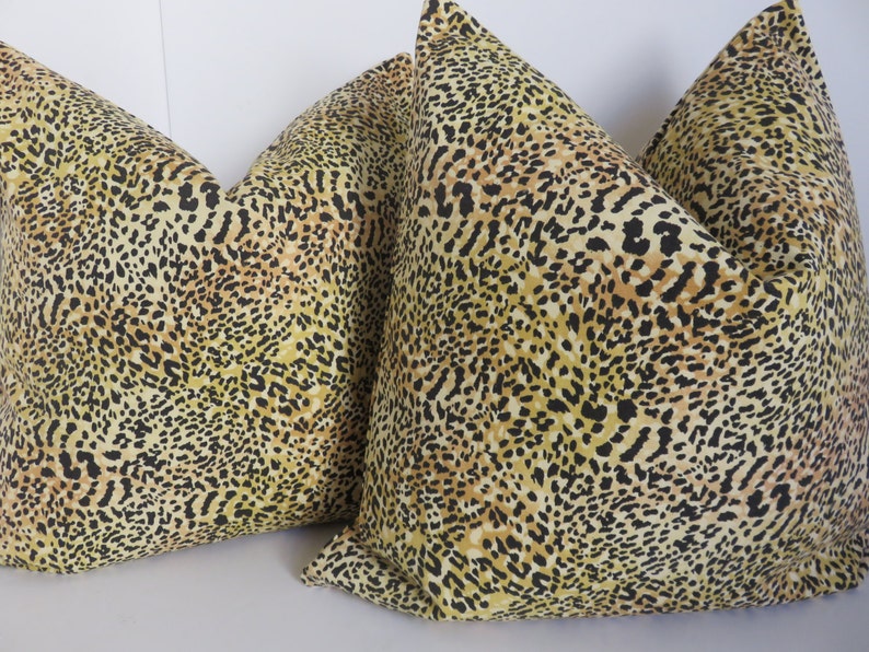 Leopard Pillow Covers Pillow Covers Leopard Print Pillows - Etsy