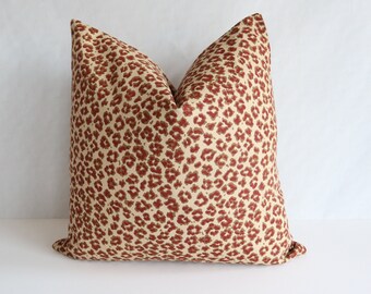 Animal print, Copper Cheetah Pillow Cover, Cheetah Print, Pillow Cover, Cheetah Pillow Cover, Accent Home Decor- Bed Pillow