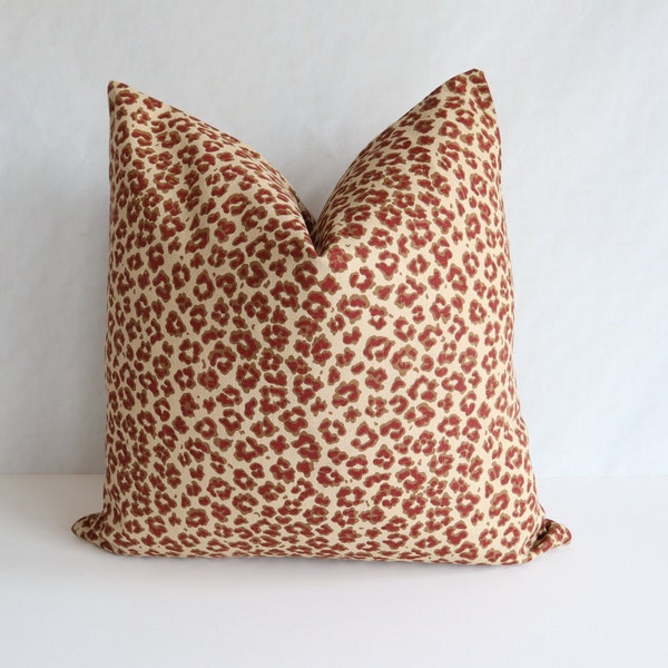 Cheetah Pillow Etsy