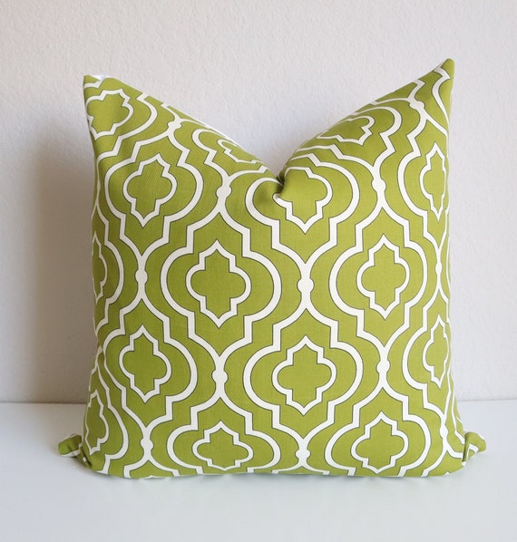Pair 20x20 Dwell Studio Pillow Covers pillow Covers White Green Pillow Cover Pillow Cover Lime Green Pillow Cover Etsy Canada