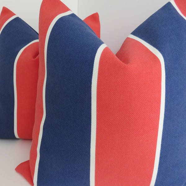 Coral Outdoor Pillows Etsy