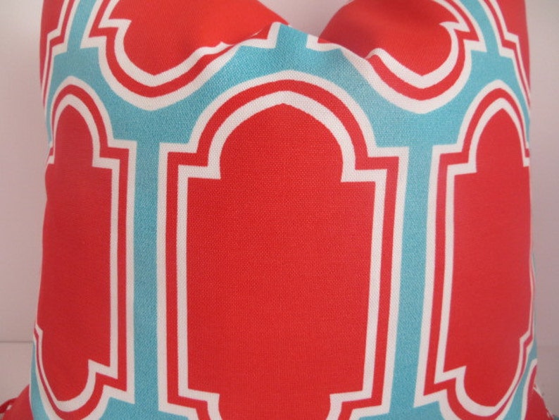 20x20 Outdoor/indoor Pillow Covers Pillow Cover Turquoise Etsy