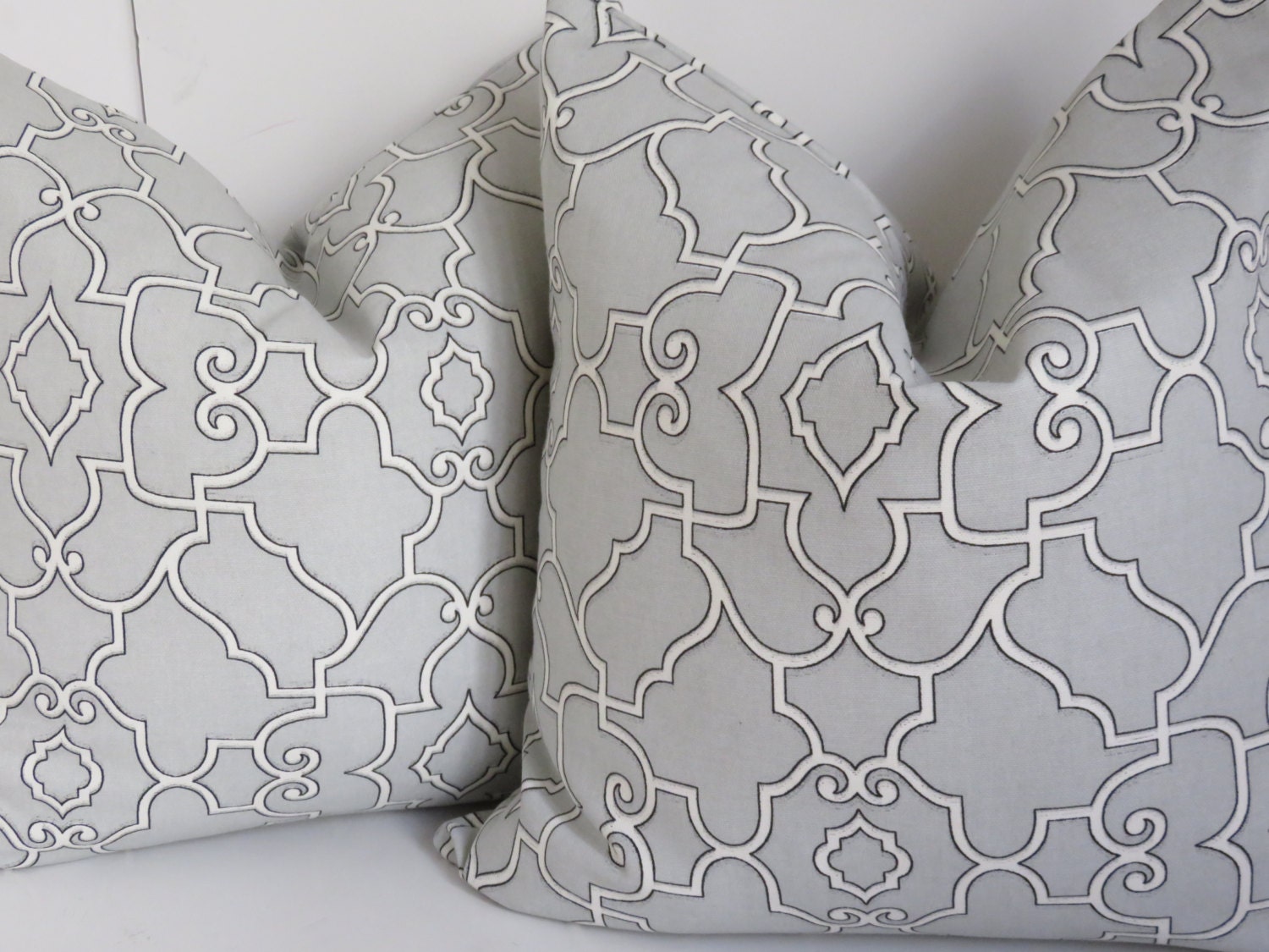 Light Gray pillow cover Gray pillow Cover Decorative Pillow Etsy