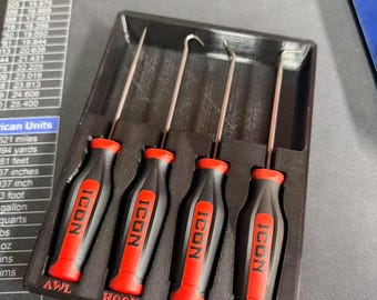 Juego de herramientas de gancho y gancho ICON Professional Mini Soft-Grip