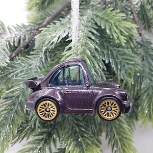 Porsche 911 Turbo 3.6 Tooned Christmas Ornament