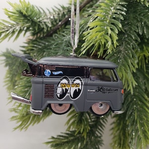 Kool Kombi Moon Eyes Bus Christmas Ornament