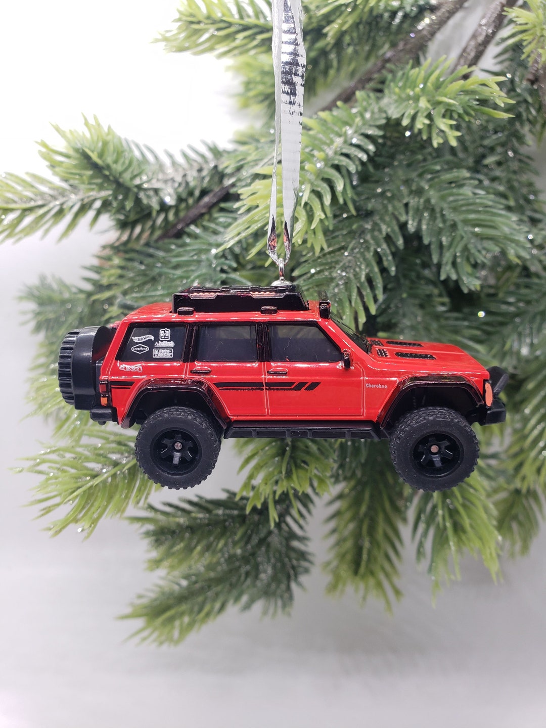 Jeep Cherokee Christmas Ornament Etsy