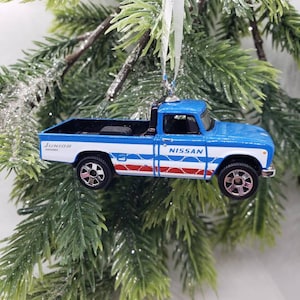 Nissan Junior Pickup Truck Christmas Ornament