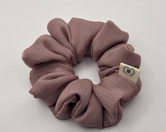 Crinkled Chiffon Hair Scrunchie