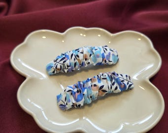 Contourhaarspeldjes met bloemenprint (set van 2)