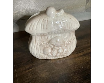 Vintage Arnel Merry Mushroom keramische servethouder - antieke MCM jaren 1970