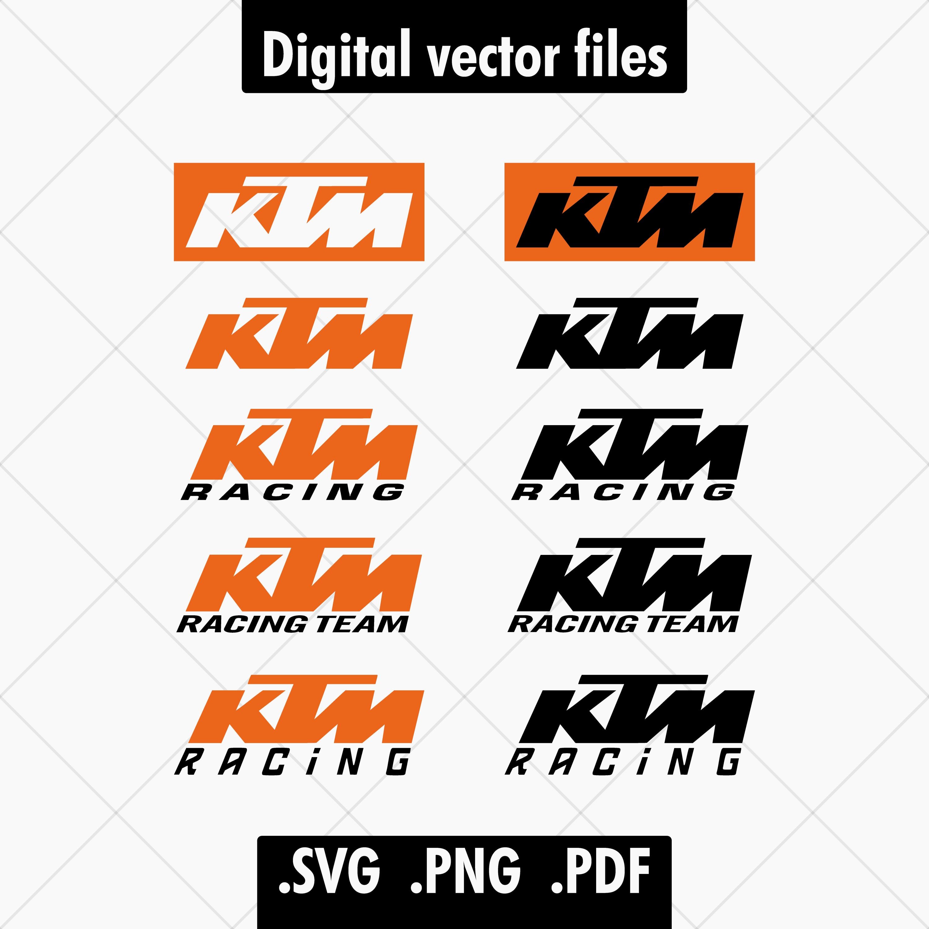 KTM Logo Svg Png Pdf | KTM Vector | Clip Art, Icon | Instant Download ...