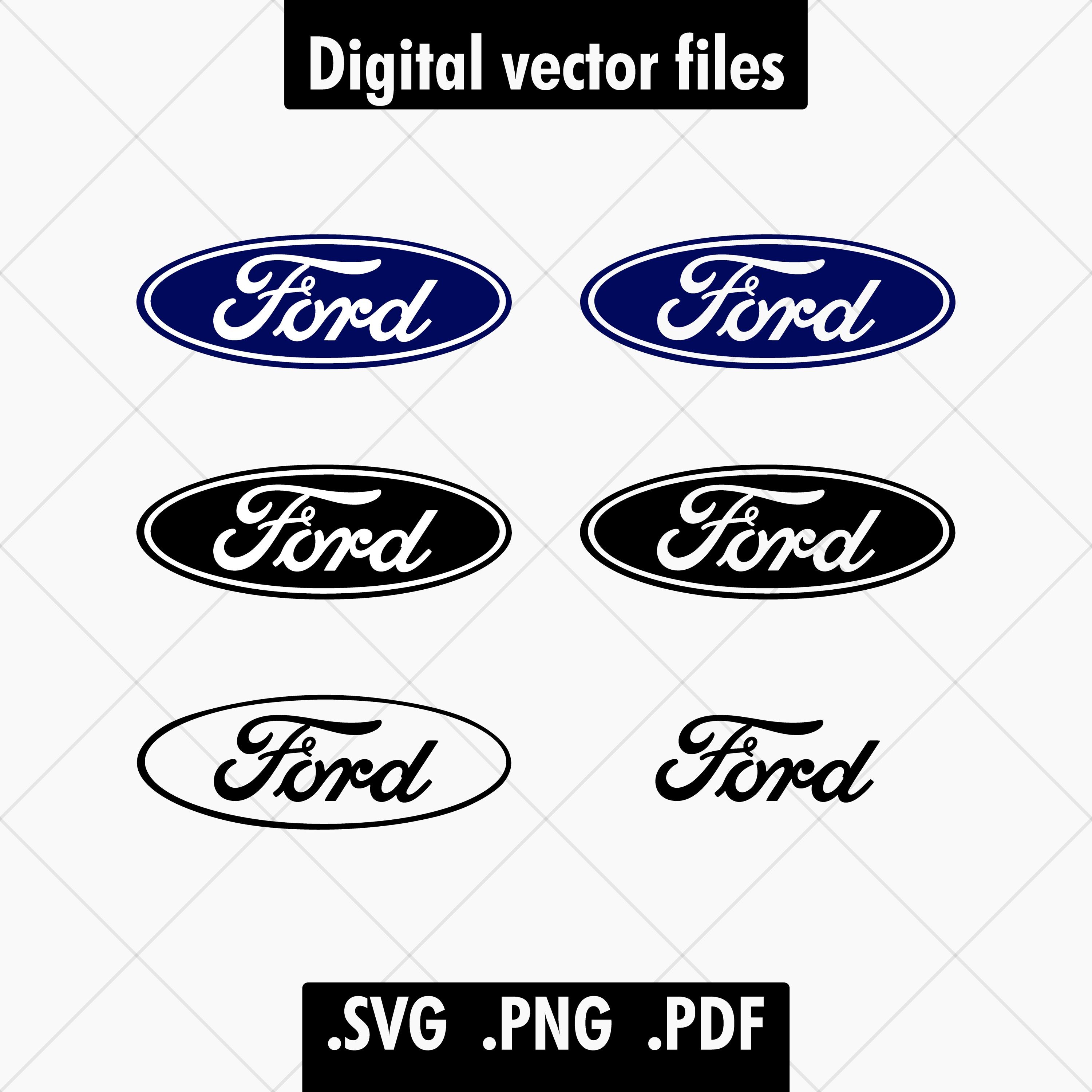 Ford Logo Svg Png Pdf | Ford Vector | Clip Art, Icon | Instant Download ...
