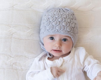 PURDEY PDF Earflap Hat Knitting Pattern for NB to 6yrs English Only to Knit Your Own Hat at Home