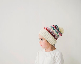 KEATON PDF English Only Knitting Pattern to Knit Your Own Hat at Home - Keaton Slouch Beanie for 12M to Adult.