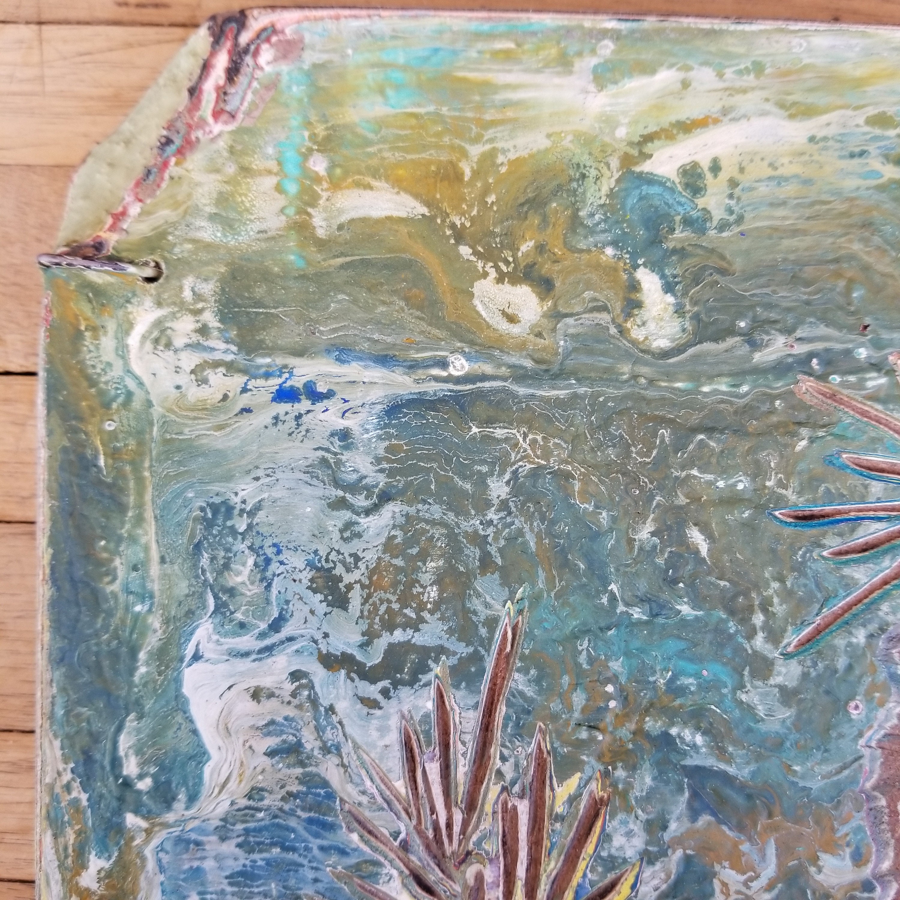 Abstract Joshua Tree Joshua Tree Carved Reclaimed Wood Small 10