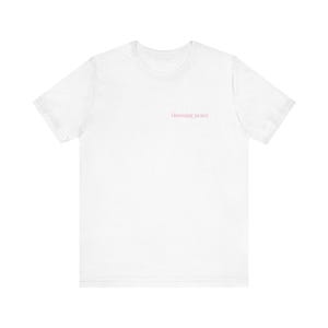 selflove shirt | minimalist pink script