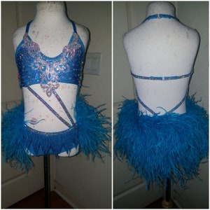 CONTACT BEFORE ORDERING Made to Order Jazz Musical Theater Dance Rhinestone Pageant Talent Costume image 3