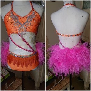 CONTACT BEFORE ORDERING Made to Order Jazz Musical Theater Dance Rhinestone Pageant Talent Costume image 2