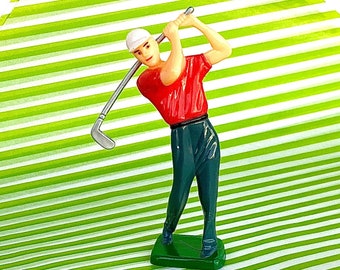 Golfer cupcake topper - golf Parties- golf theme - 1 piece