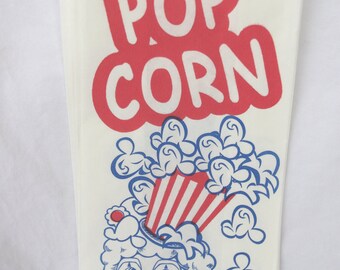 Popcorn Bag. Junk Journal Supply Vintage Style Popcorn Bags 25 Journal Decoration
