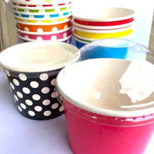 36 Large Ice Cream Cups Food Containers Food Storage Lunches or Parties ...