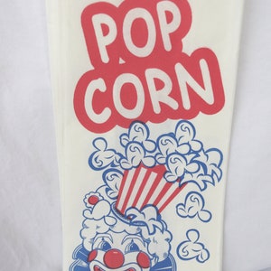 ViNTaGe STyLe CLoWN PoPCoRn BaGsBirthday PartiesCarnival themesports theme25ct image 2