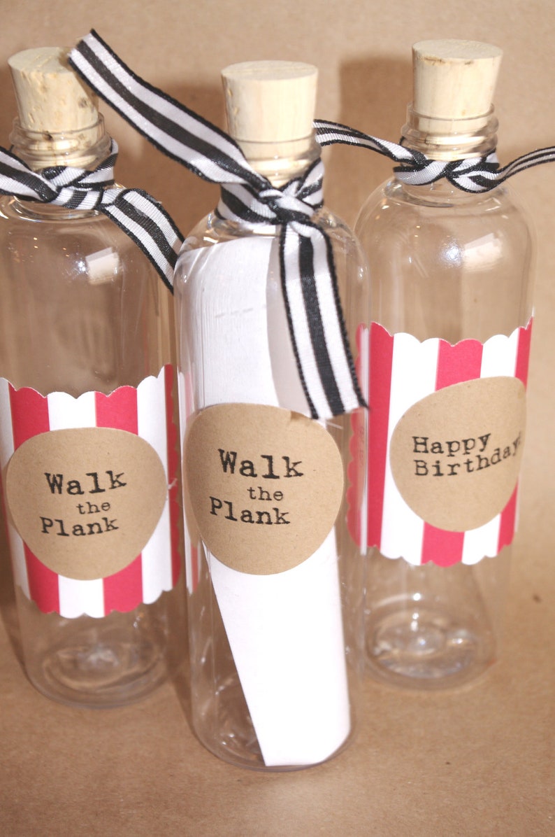 Cork Bottlesplastic10cttreasure Mapspirate Partieswedding Etsy