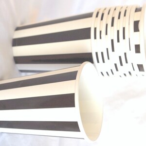 10 Party Cups Black and White mini dotBirthday parties10ct image 3