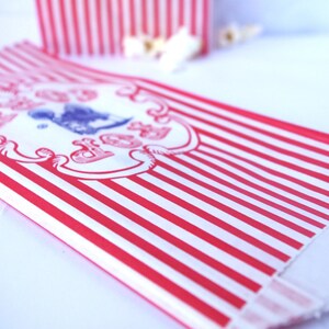 10ViNTaGe STyLe WaGoN PoPCoRn BaGsBirthday PartiesCarnival themesports theme10ct image 2