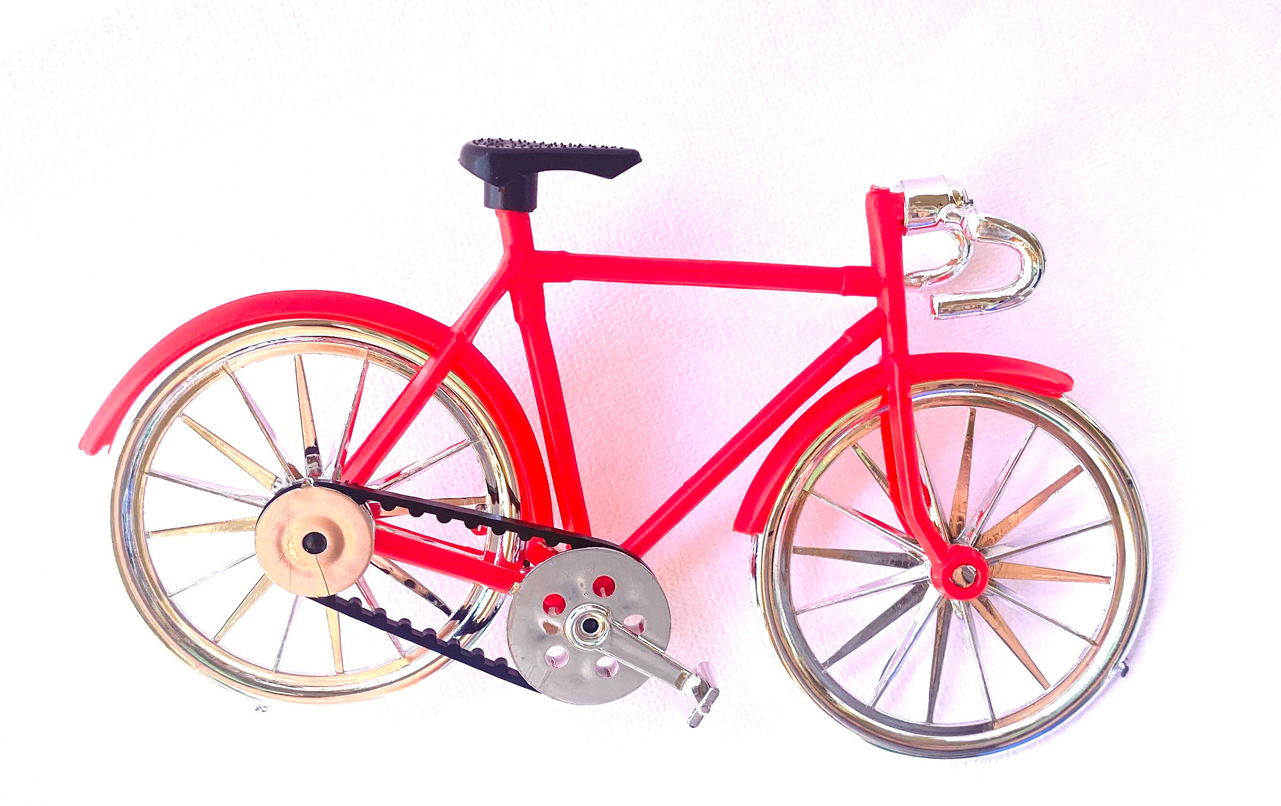 Red Bicycle Cake Topper 1 Piece Etsy