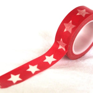 Red Diagonal Stripe Washi Tape-1 roll-scrapbooking-gifts-weddings-parties image 3