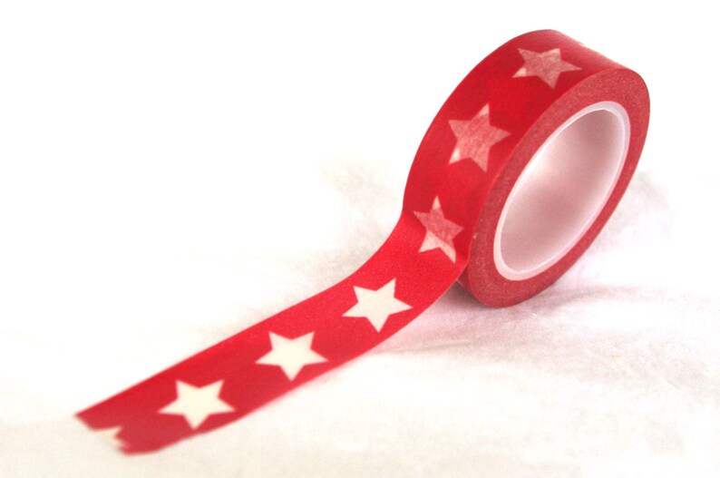 Red Diagonal Stripe Washi Tape-1 roll-scrapbooking-gifts-weddings-parties image 3