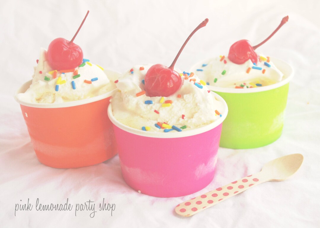 Tiny Cottons Ice Cream Cup One Piece - Dusty Pink/Papaya main image 0