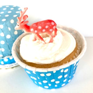 RETRO REINDEER Cupcake Toppers12ct image 3