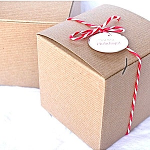 White Gift Boxes-4x4x4-DIY Crafts-wedding, gifts-10ct image 3